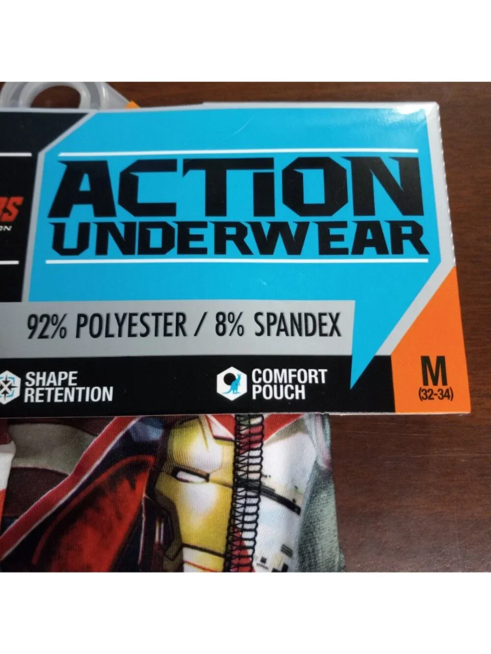 Bioworld Size M 32 34 Boxer Briefs Marvel Avengers Action Heroes Underwear NEW